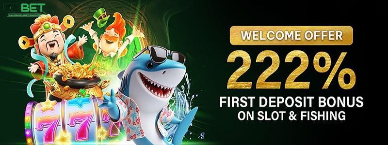 Top free credit slot promotion 222%
