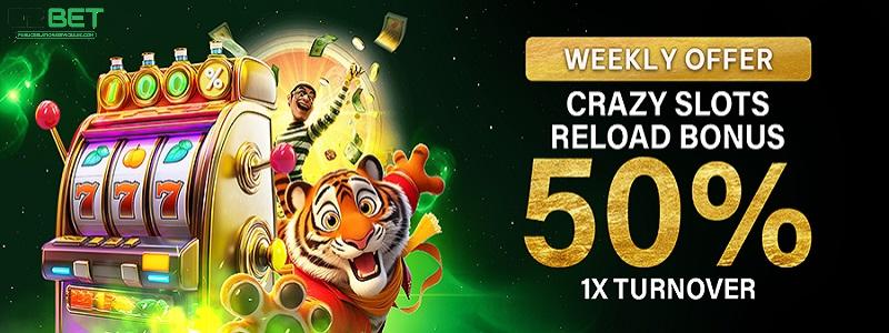 Top free credit slot promotion 50%